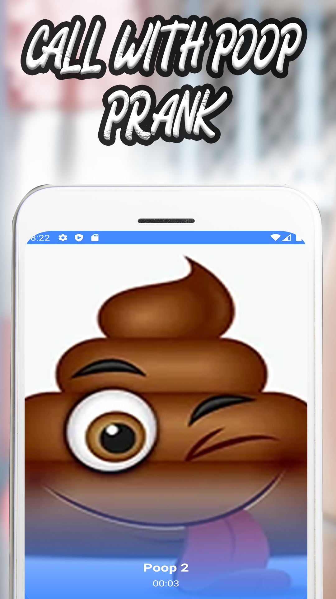 Poop Fake Video Call Prank Video Call & Voice Call Poop Game Prank