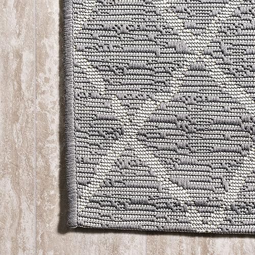 Miniatura 7 de JONATHAN Y SMB114A-210 Madaba - Alfombra de pasillo mediterránea con enrejado marroquí bohemio costero para interiores y exteriores, para cocina,