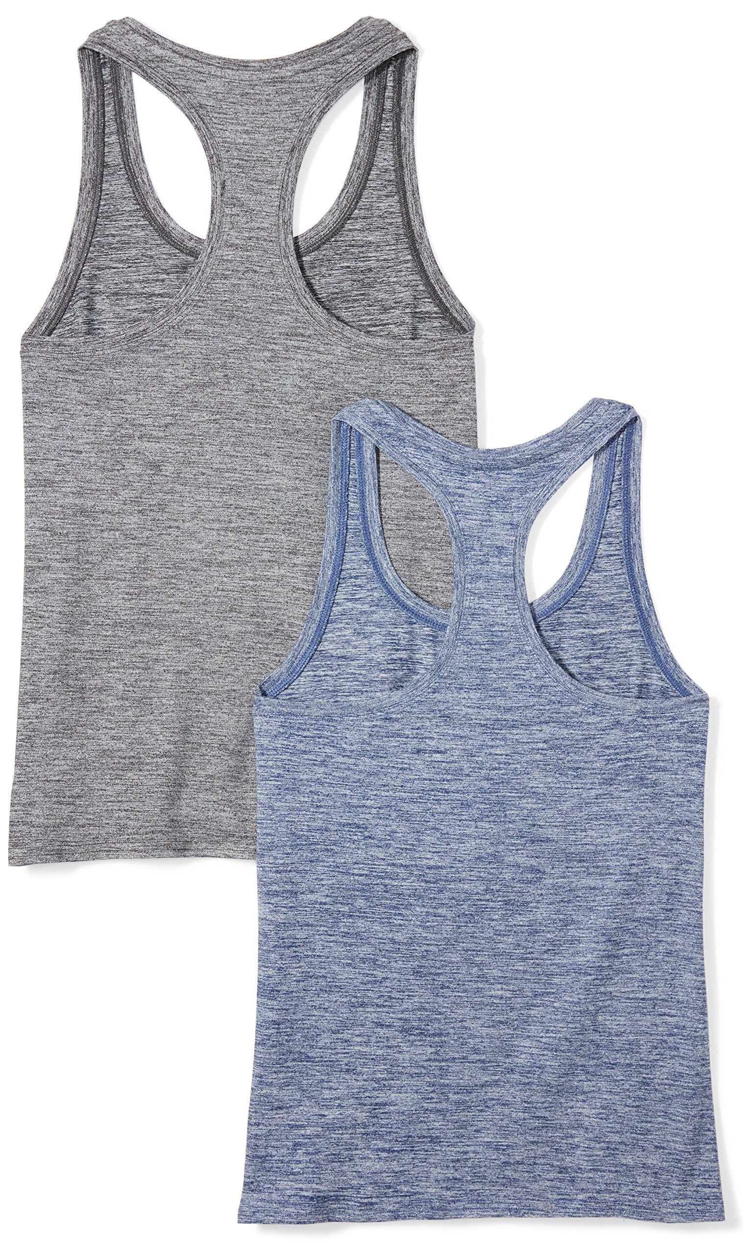 Amazon Essentials Mujer Top Deportivo sin Mangas de Secado Rápido, Elástico, Espalda Cruzada y Cuello Redondo