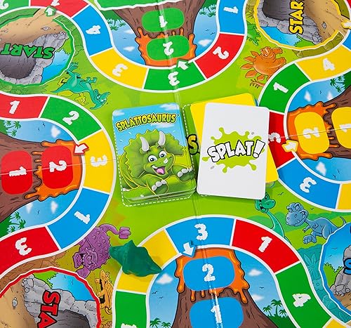 Miniatura 7 de Game Zone Splattosaurus, juego de mesa para jugar en interiores, para niños de 4 años en adelante