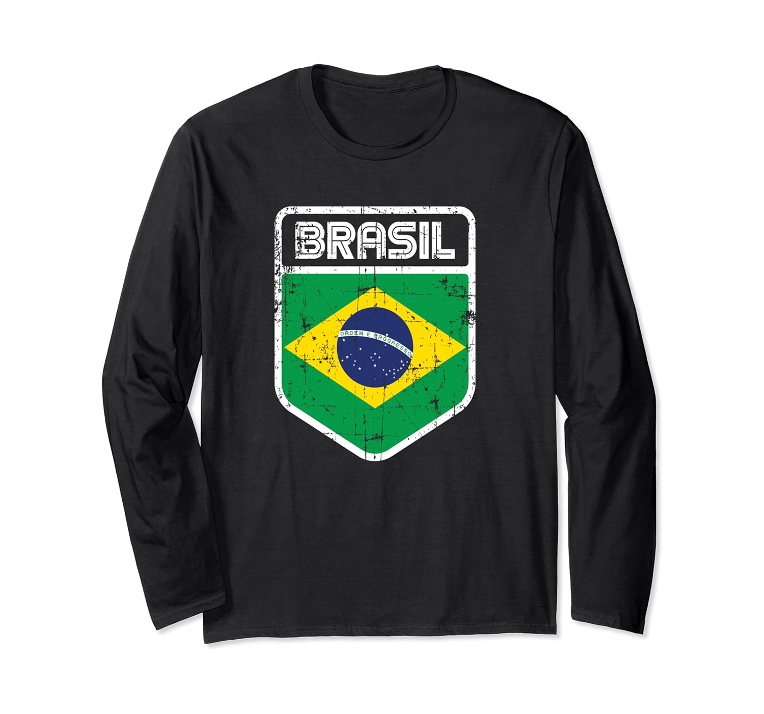 Brasil Sports Jersey Brazil Men Women Kids Flag Brazilian Long Sleeve T-Shirt