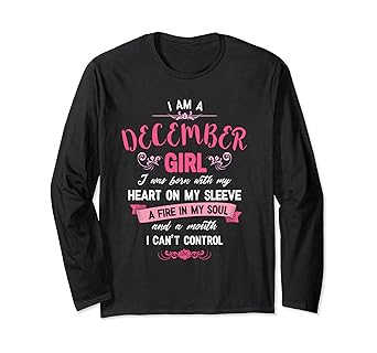 December girl t shirt Clearance