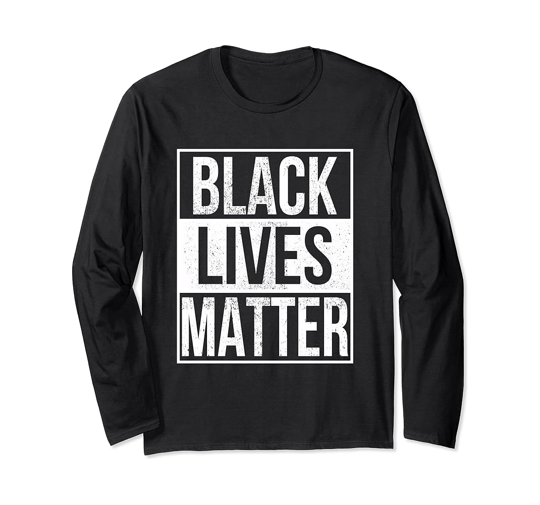 Black lives matter long sleeve shirt Clearance