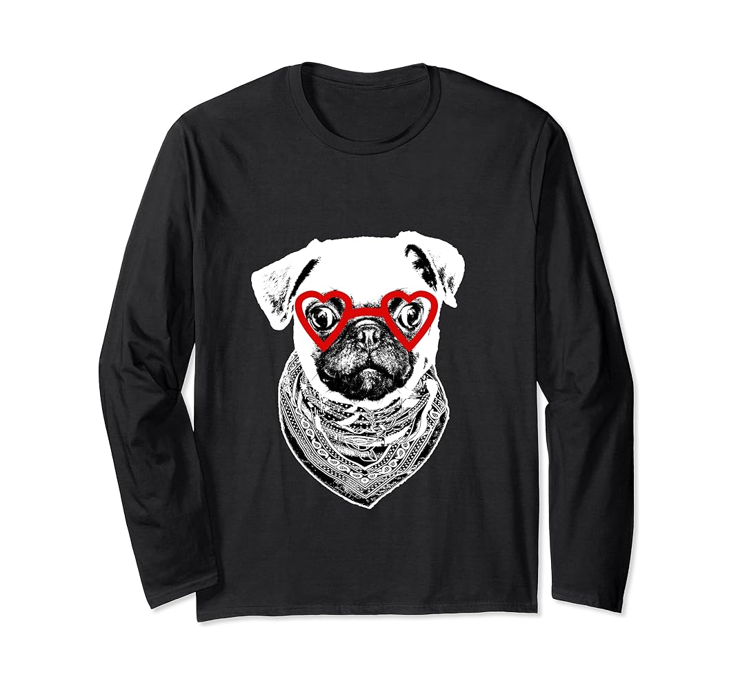 pug valentine shirt