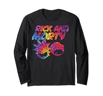 tie dye rick and morty sweatshirt