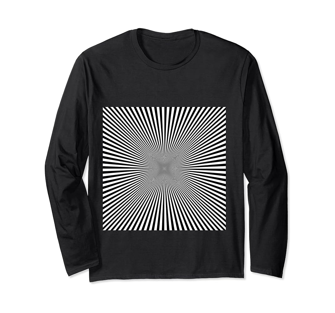Optical illusion long sleeve shirt Clearance