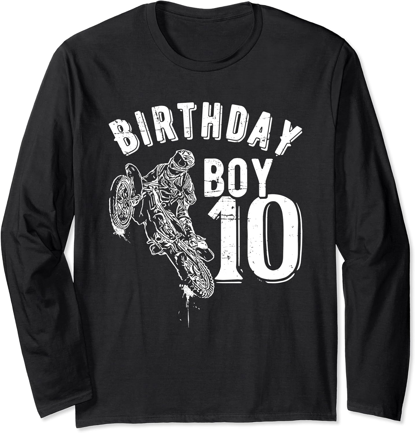 Buy 10 Years Old Kid - Birthday Boy - Dirt Bike - Motorcycle Long Sleeve  T-Shirt Online In Indonesia. B0977Z7Nvl Buy 10 Years Old Kid - Birthday Boy - Dirt Bike - Motorcycle Long Sleeve  T-Shirt Online In Indonesia. B0977Z7Nvl