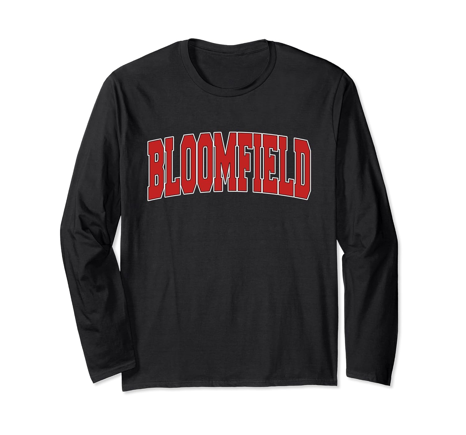 BLOOMFIELD NM NEW MEXICO Varsity Style USA Vintage Sports Long Sleeve T-Shirt