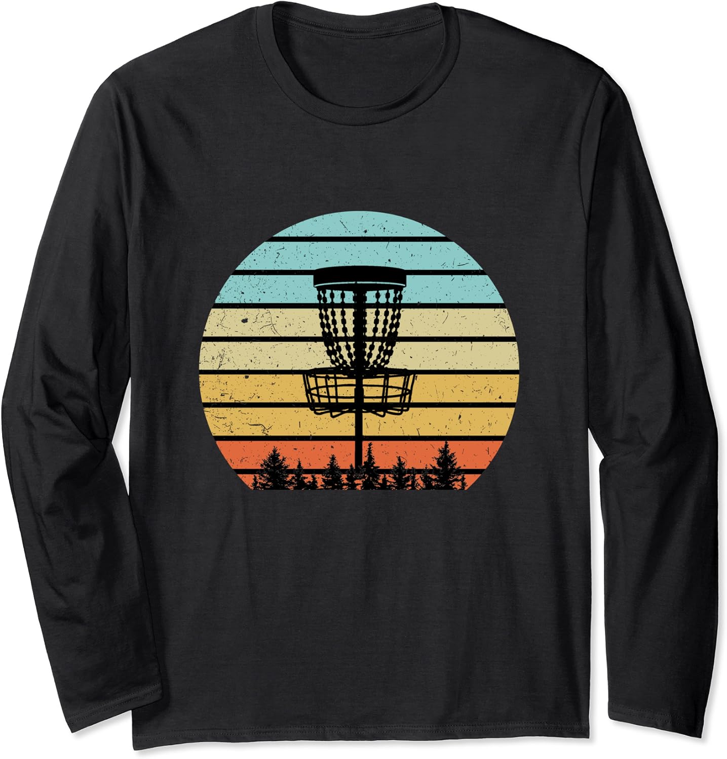 Amazon.com: Cool Disc Golf Shirt | Retro Style Vintage Disc Golf Long