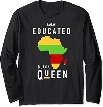 Educated black queen sweatshirt Clearance