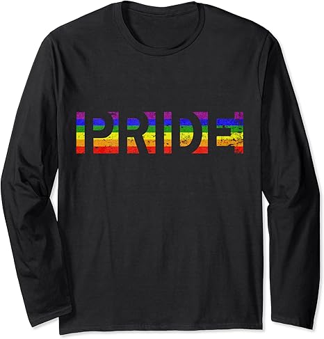 Long sleeve pride shirts Clearance