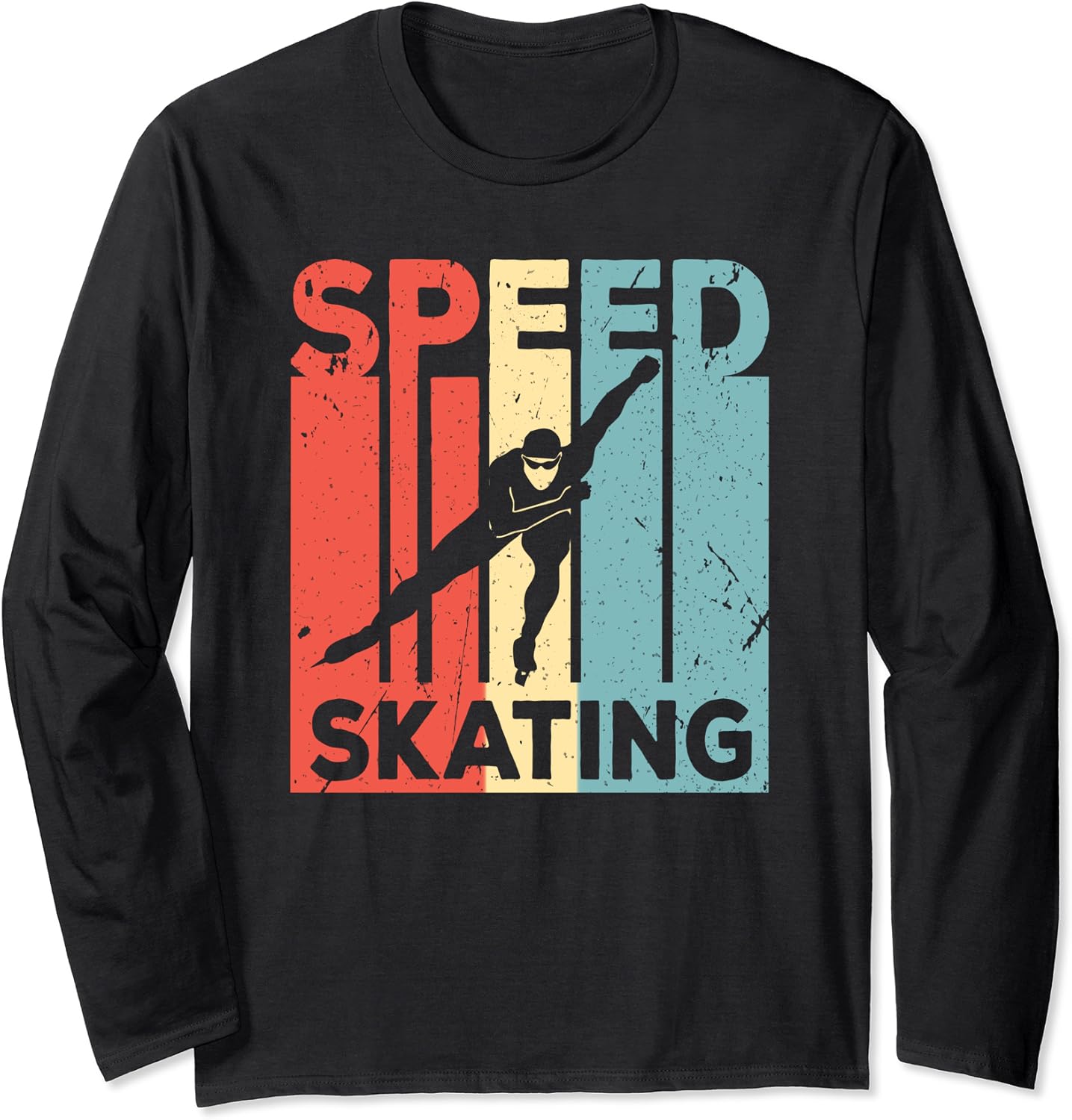Speed Skating Vintage Unisex Long Sleeve TShirt Clothing