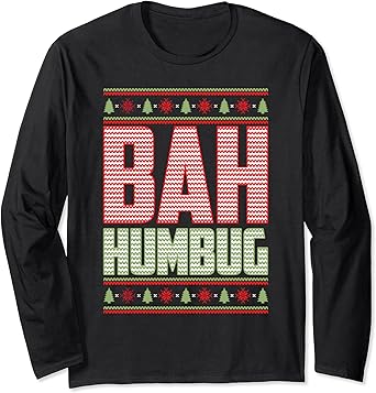 Bah humbug ugly christmas sweater Clearance
