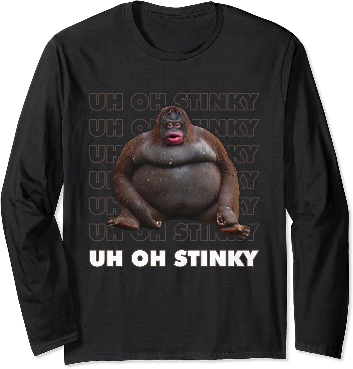 Buy Uh Oh Stinky Poop Meme Funny Monkey Long Sleeve T Shirt Online In Turkey B07zmr8yj9 Buy Uh Oh Stinky Poop Meme Funny Monkey Long Sleeve T Shirt Online In Turkey B07zmr8yj9