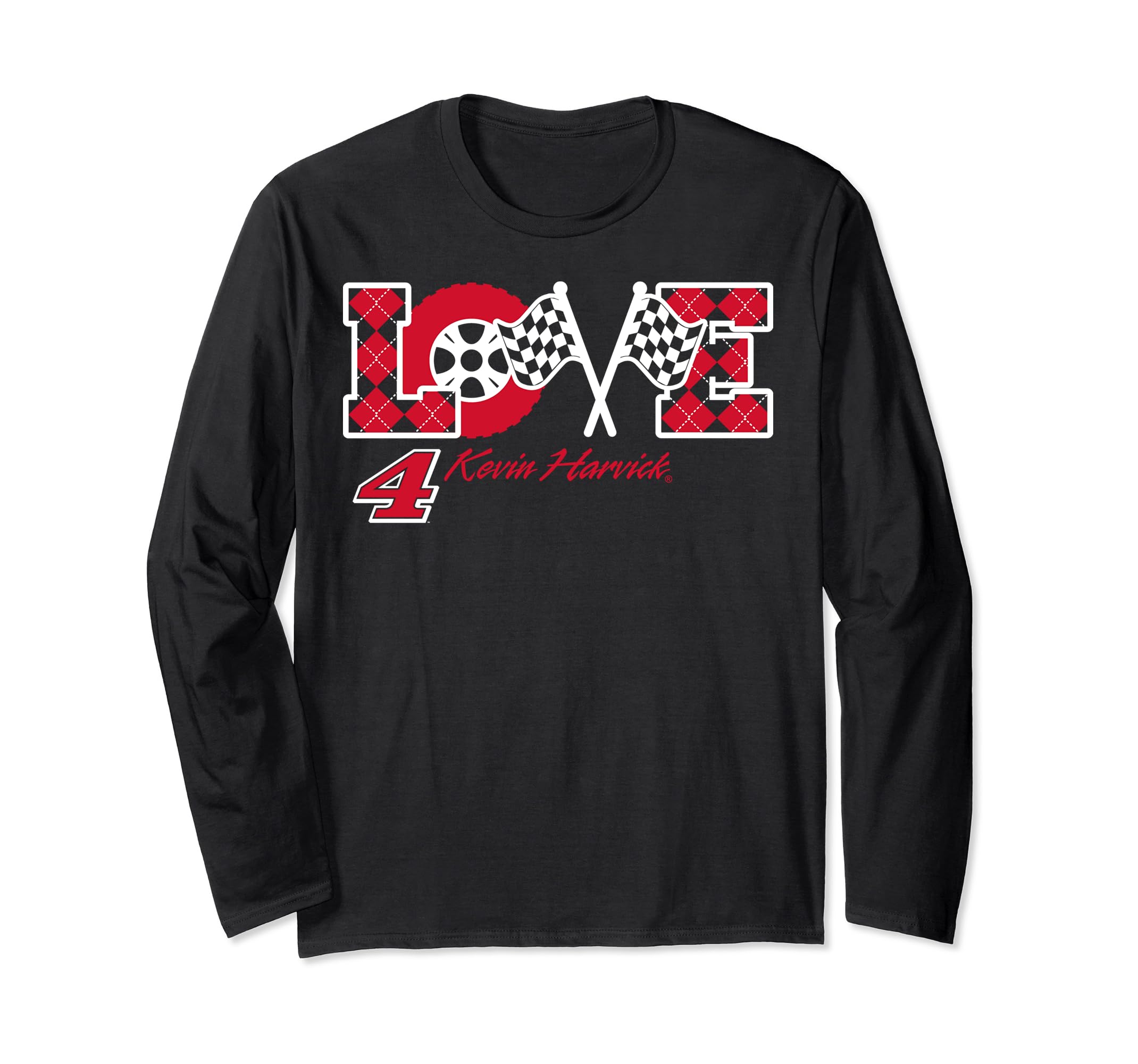 ... T-Shirt Harvick Amazon.com: Racing Love Long Kevin Sleeve