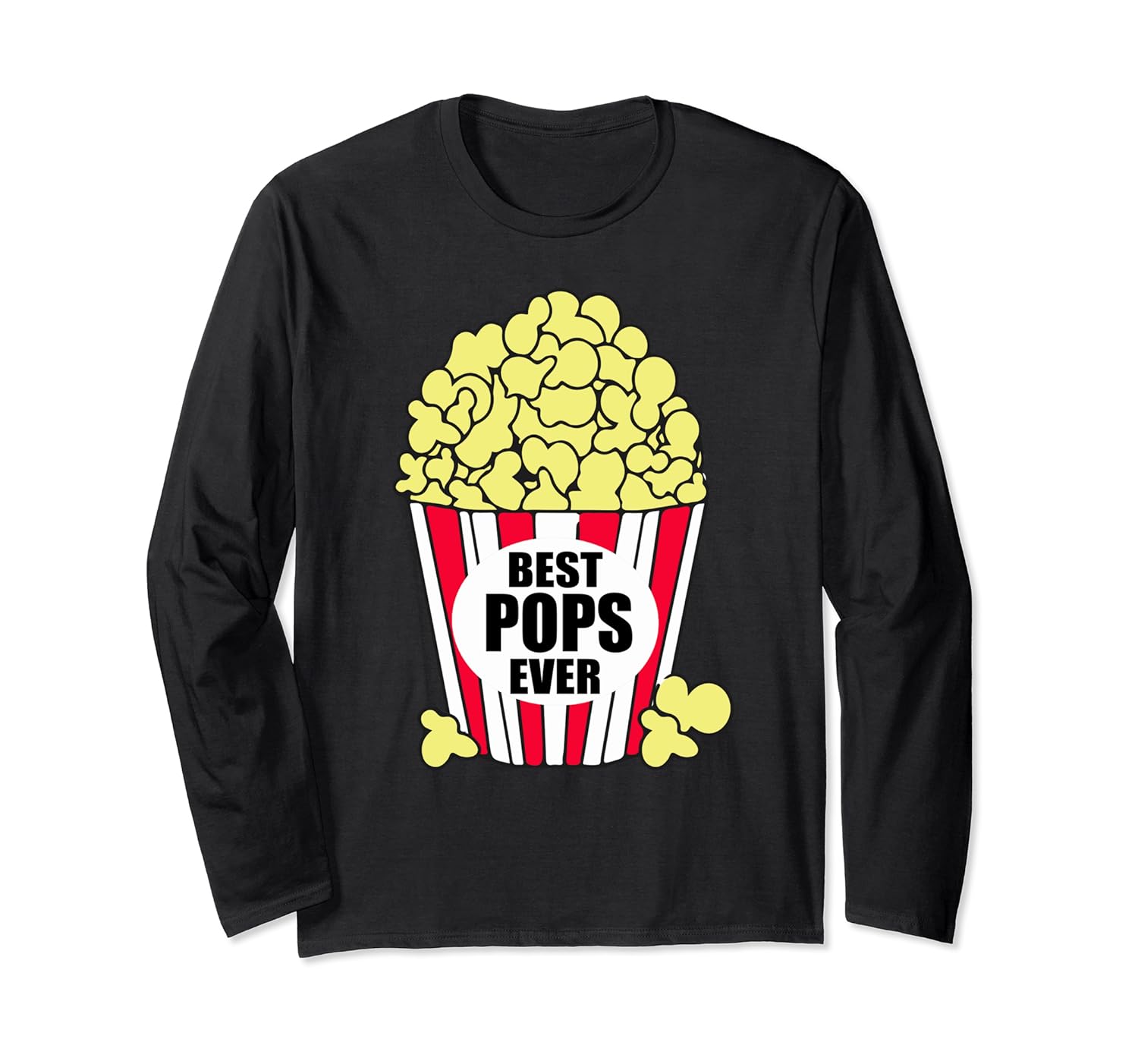 grandpa or dad best pops ever funny popcorn popping pun gift shirts