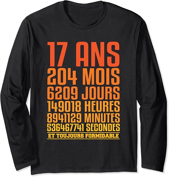 Citation Drôle De 17e Anniversaire Pour Un 17 Ans Manche Citation Drôle De 17e Anniversaire Pour Un 17 Ans Manche