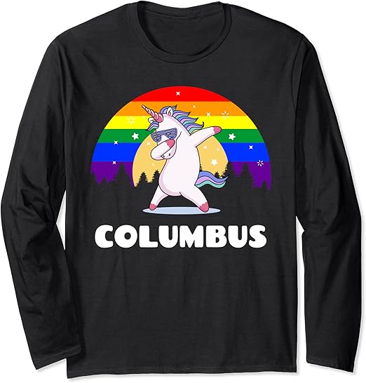 Columbus Ohio LGBTQ Gay Pride Rainbow Long Columbus Ohio LGBTQ Gay Pride Rainbow Long