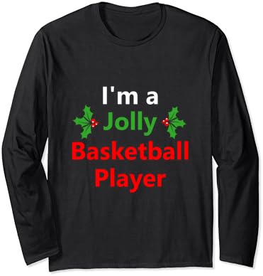 2023 Christmas Basketball Long Sleeve T-Shirt - Backside Hem Detail
