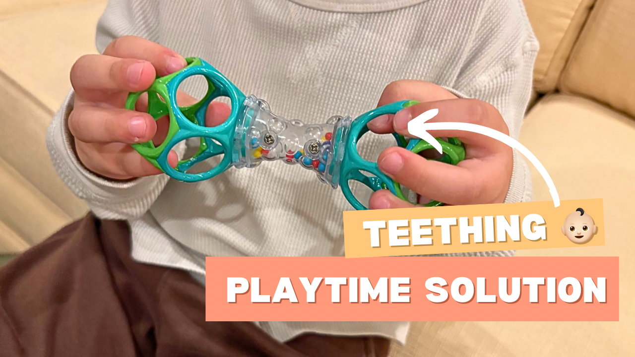 Watch Not too loud and easy for little hands to hold rattle on Amazon Live