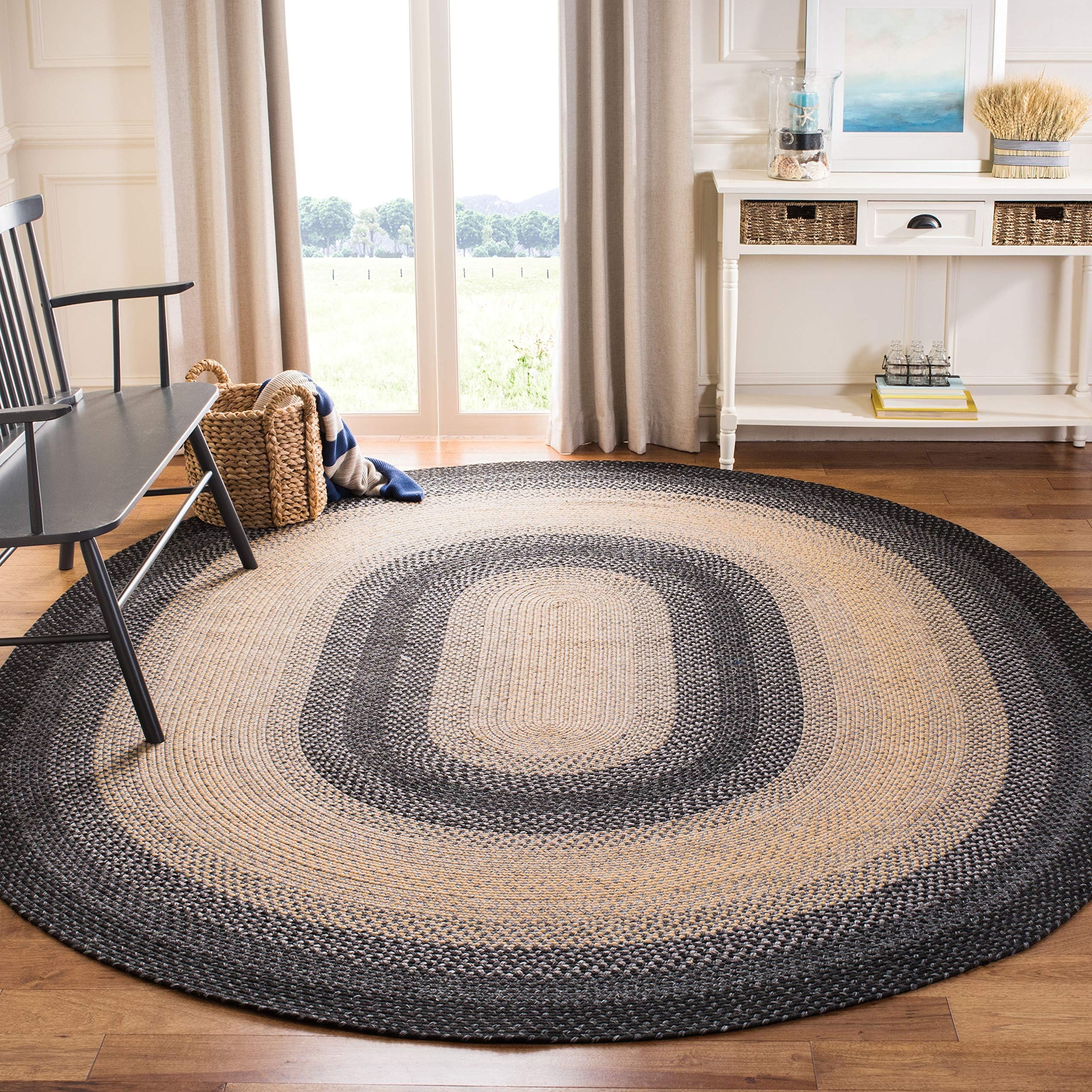 Amazon.com: Colonial Mills Worley Oval Area Rug, 8X10, Natural : Home ...