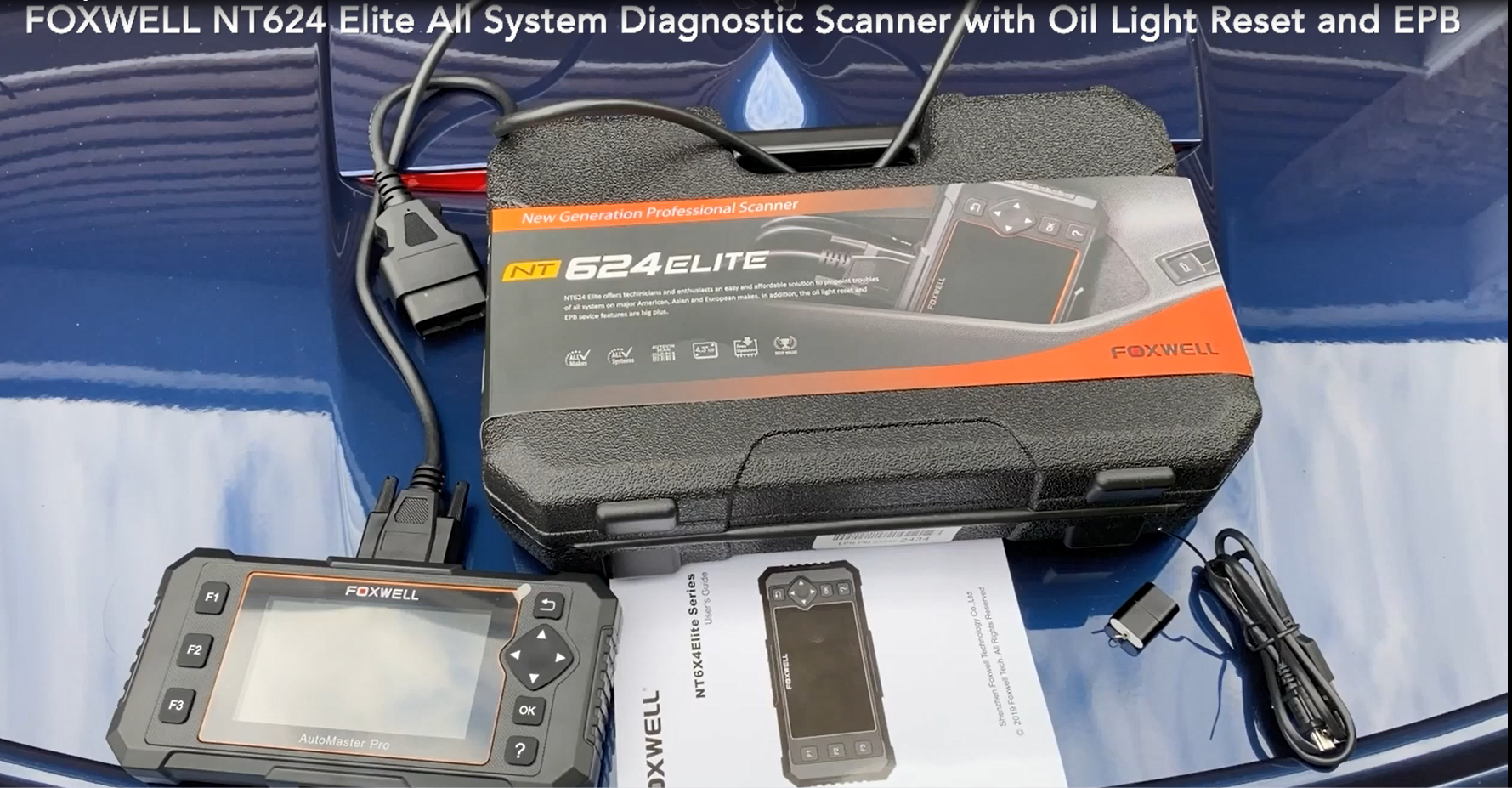 Watch FOXWELL NT624 Elite Full System Scanner-Unboxing and Review