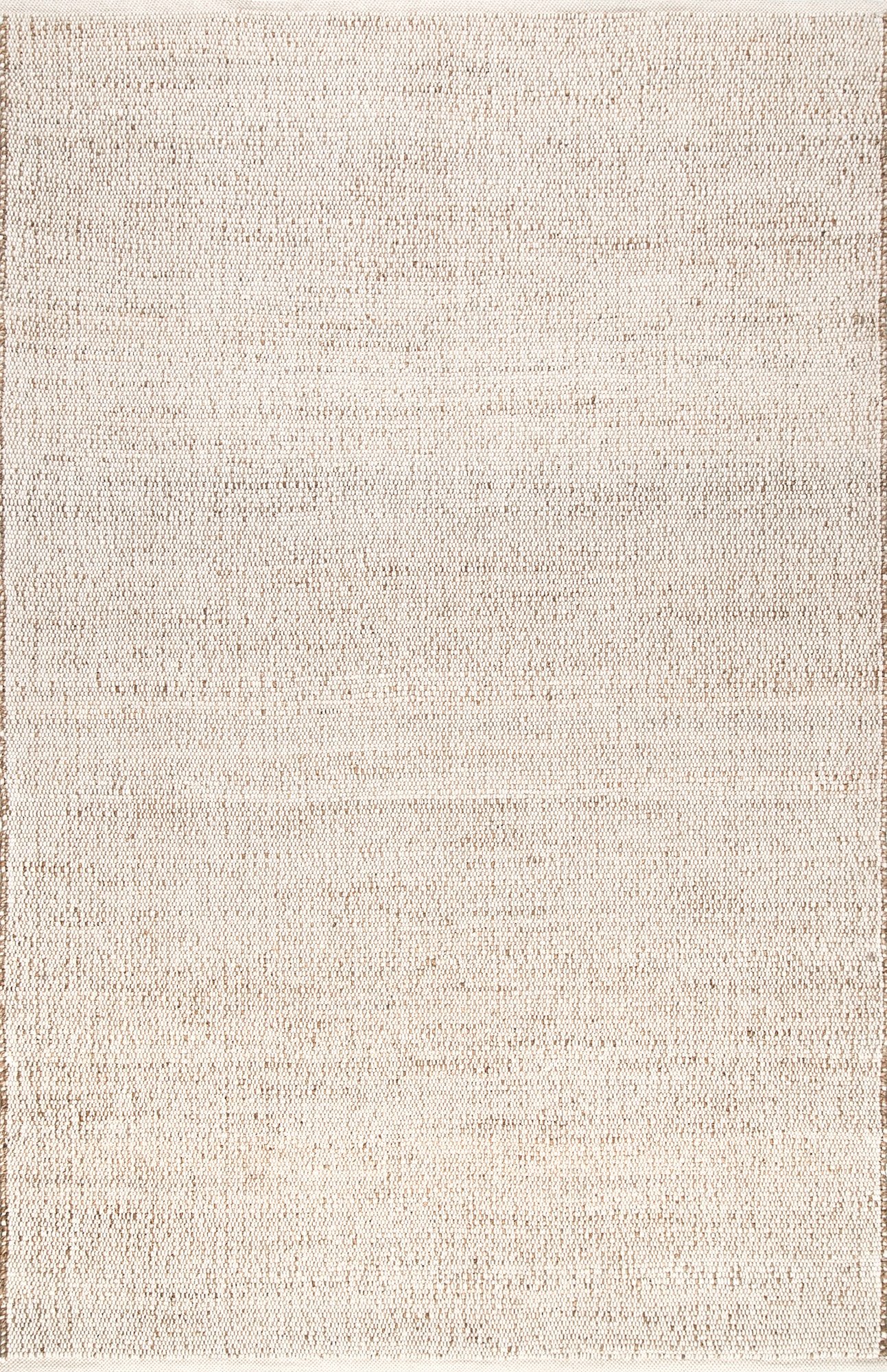 nuLOOM 2x8 Elfriede Jute Cotton Hand Woven Area Rug, Natural, Solid Rustic Farmhouse Style, Weaved Design, Natural Fiber, For Bedroom, Living Room, Dining Room, Hallway, Office, Entryway