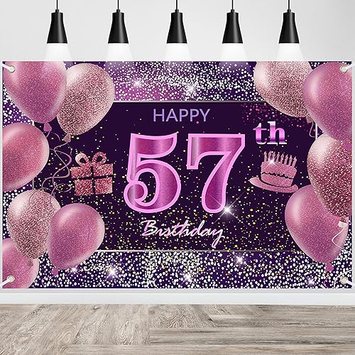 Vista 89 de IMISI Decoraciones de cumpleaños número 19 para niñas, pancarta rosa de feliz cumpleaños para telón de fondo de fiesta