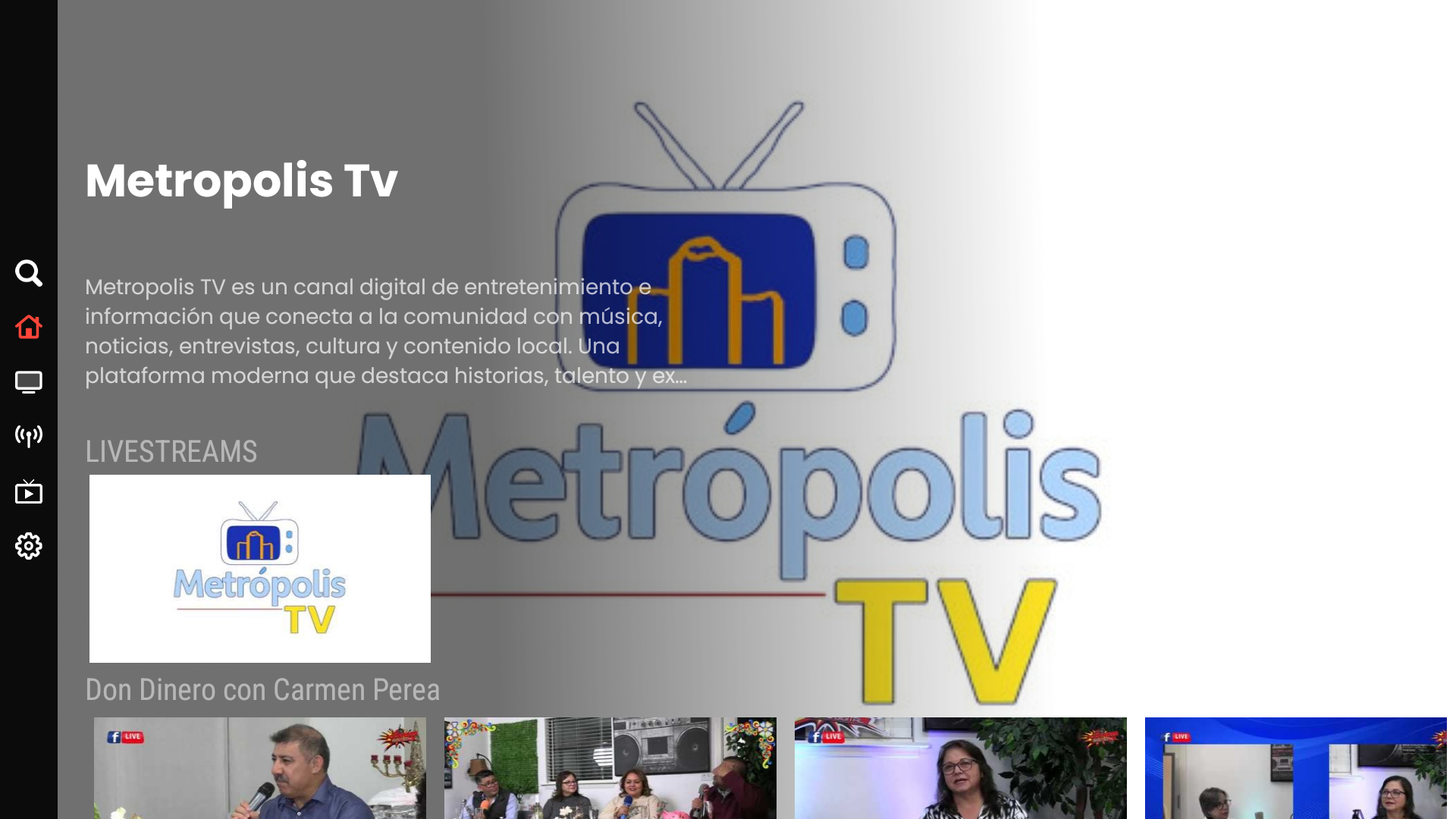 Metropolis TV - App on Amazon Appstore