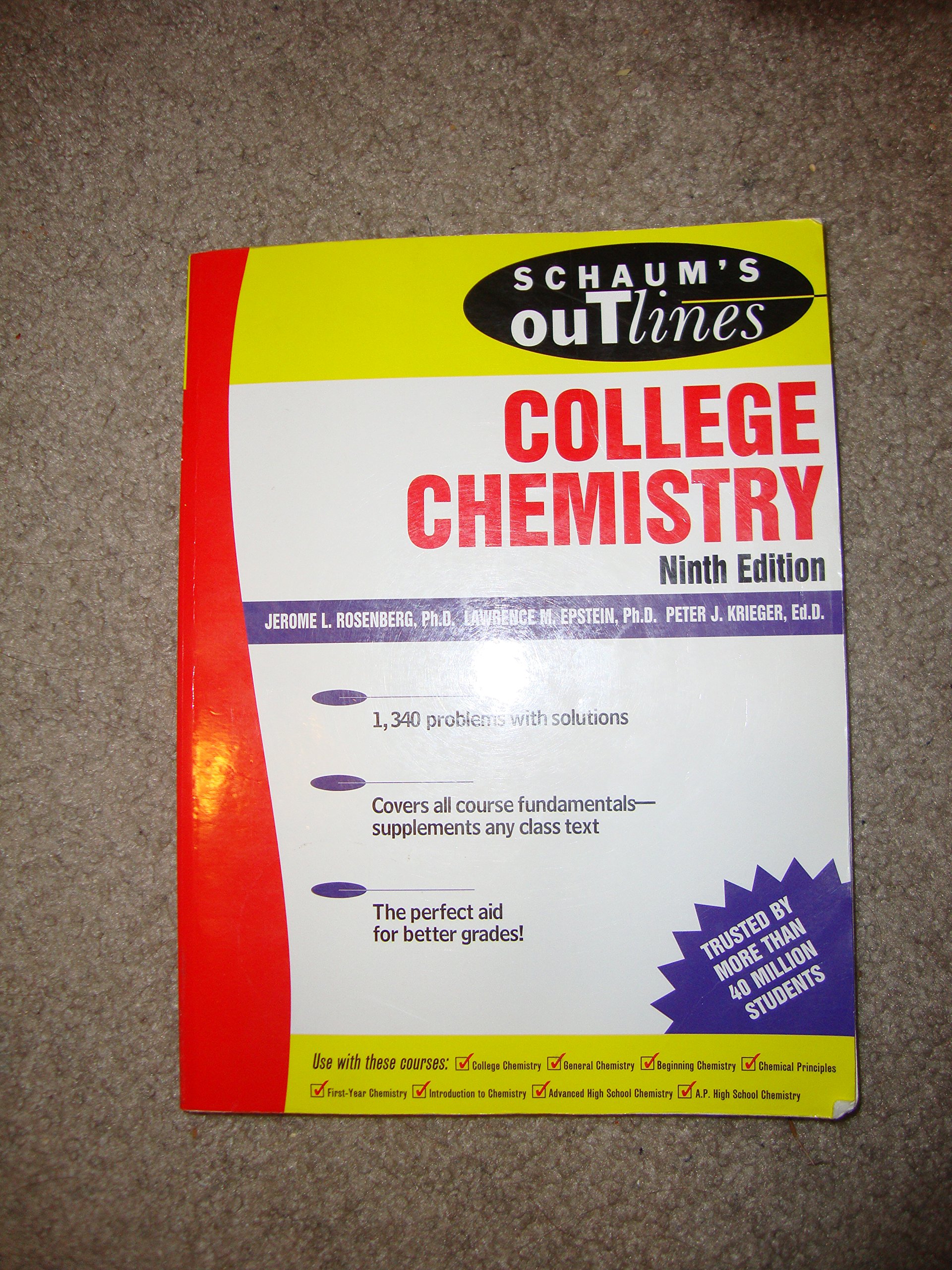 Schaum's Outline of College Chemistry, 9ed (Schaum's Outline Series)