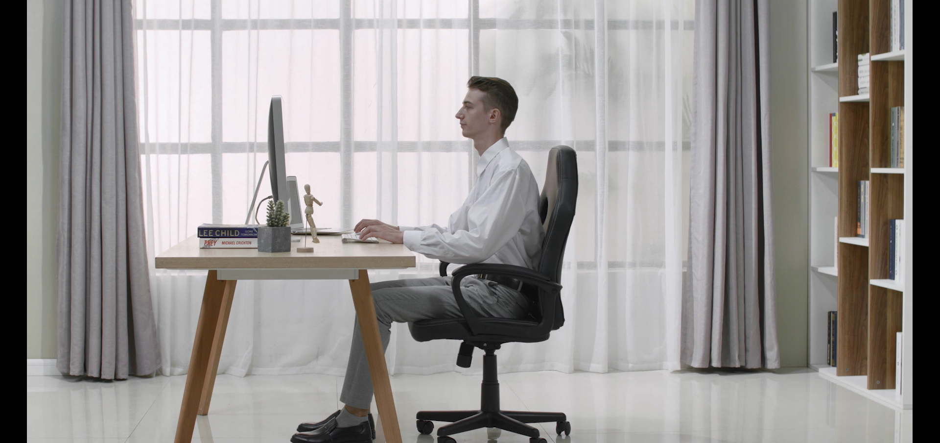 Furmax Office Chair Desk Chair Leather Gaming Chair Computer Chair