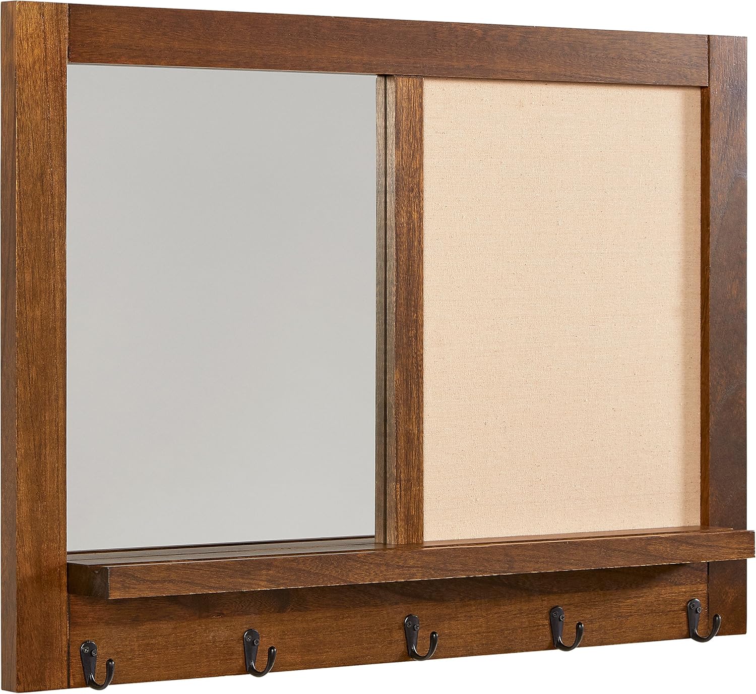 Bеѕt Prоmо Amazon Brand – Stone & Beam Modern Wood Mirror with Message Board, 30H, Walnut And Black 🛒 Flаѕh Sаlе Amazon Brand – Stone & Beam Modern Wood Mirror with Message Board, 30H, Walnut And Black