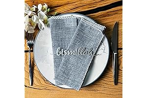 12 Pieces Bismillah Metal Plate Setting Sign Ramadan Ornament Islamic Home Decor...