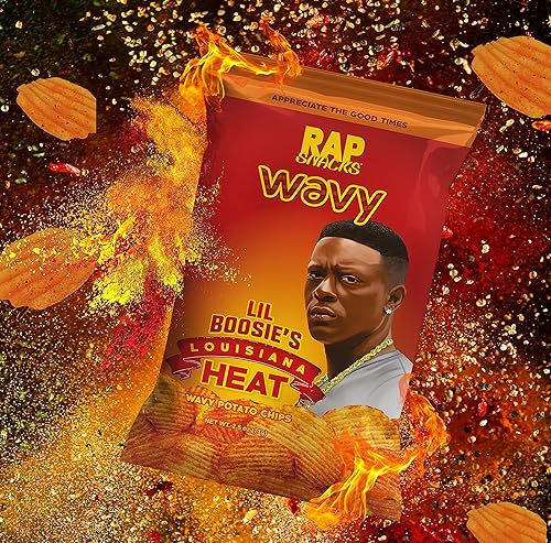 Miniatura 6 de Rap Snacks Lil Baby, Master P and Boosie, Honey BBQ, Louisiana Heat y All In Hot Variety-Pack de 6