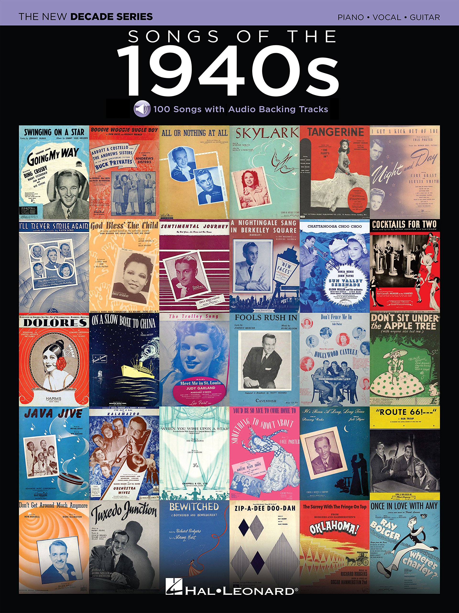 Songs of the 1940s Songbook: The New Decade Series with Online Play-Along Backing Tracks