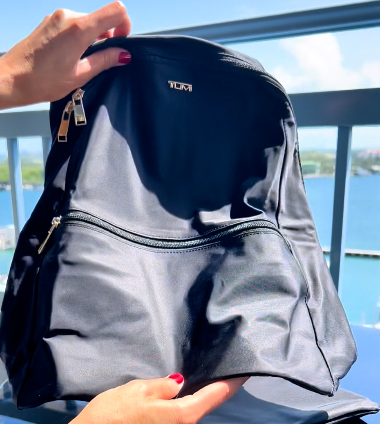 Watch Review of TUMI Just in Case Backpack Lightweight for Travel on Amazon Live