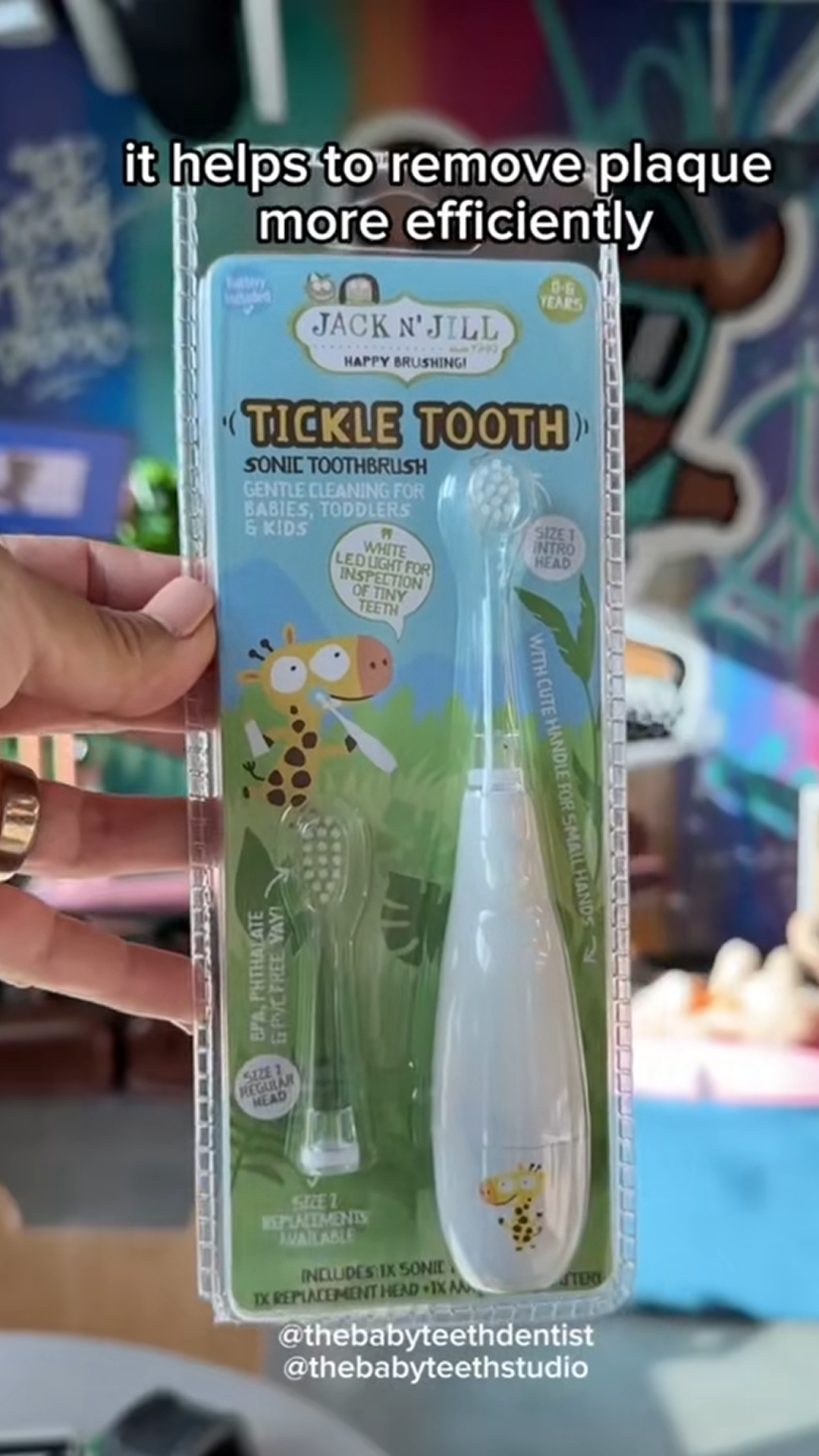 Amazon.com: Jack N' Jill Tickle Tooth Sonic Electric Toothbrush