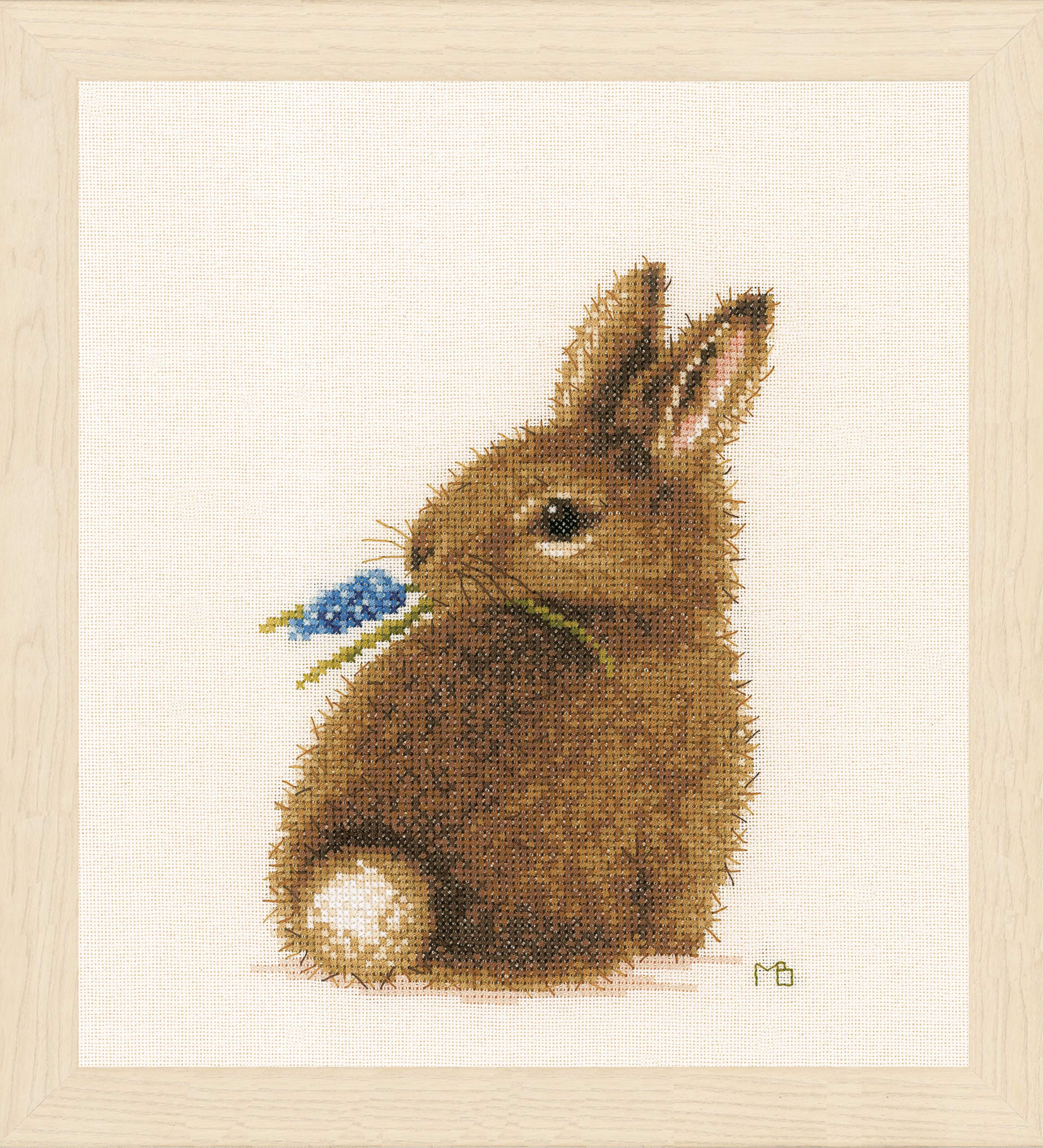 Lanarte cross stitch kit "MB rabbit", counted, DIY