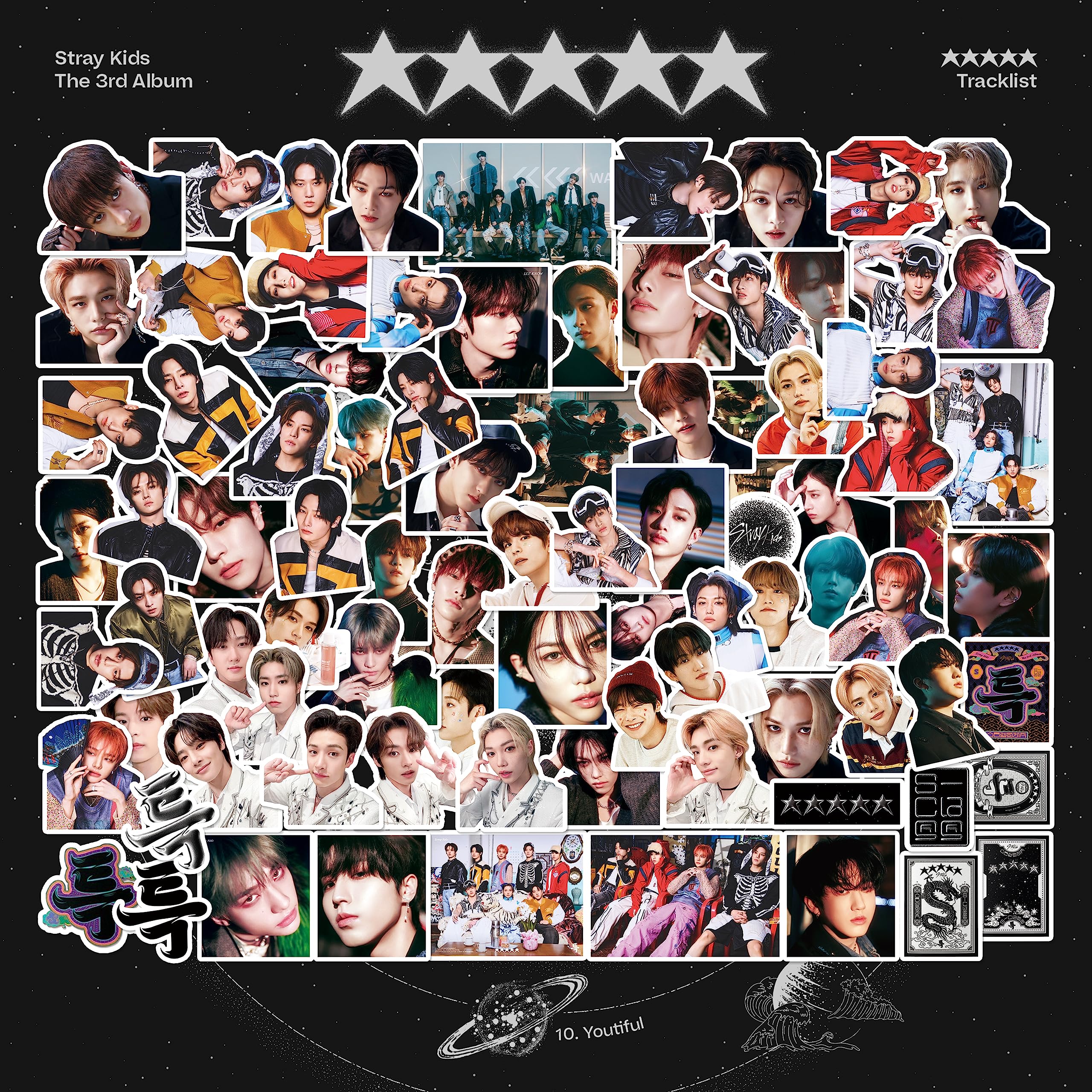 Stray Kids 5-Star Gift Box - Kpop Merchandise Photocards Lanyard
