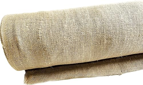 Miniatura 2 de Rollo de tela de arpillera de 40 pulgadas por 50 yardas de largo, tela de arpillera de peso medio que mide 40 pulgadas por 150 pies. Ideal para
