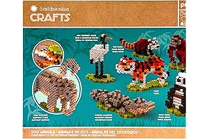 Smithsonian Pixelator 3D Zoo Animals Kid's Crafts