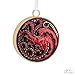 Hallmark House of The Dragon Targaryen Sigil Christmas Ornament, Metal