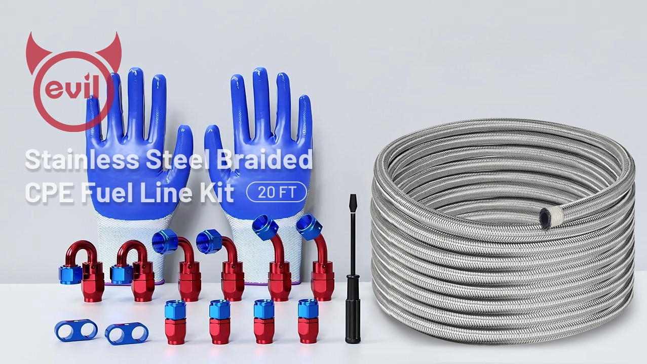 Amazon.com: EVIL ENERGY 10AN Fuel Line Kit 20FT, 10AN Hose
