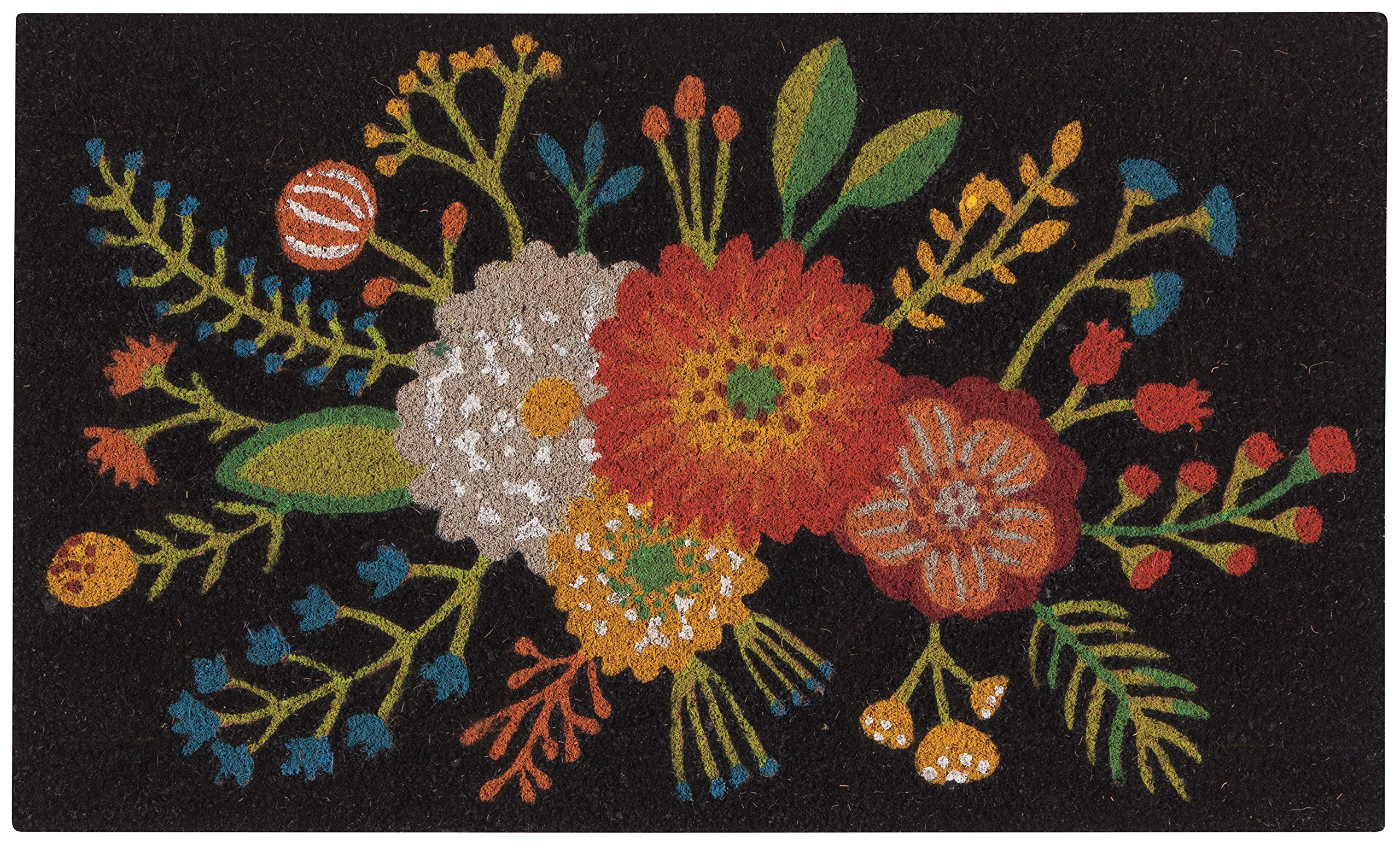 Now Designs Paillasson The Great Outdoors, Fleur dorée.