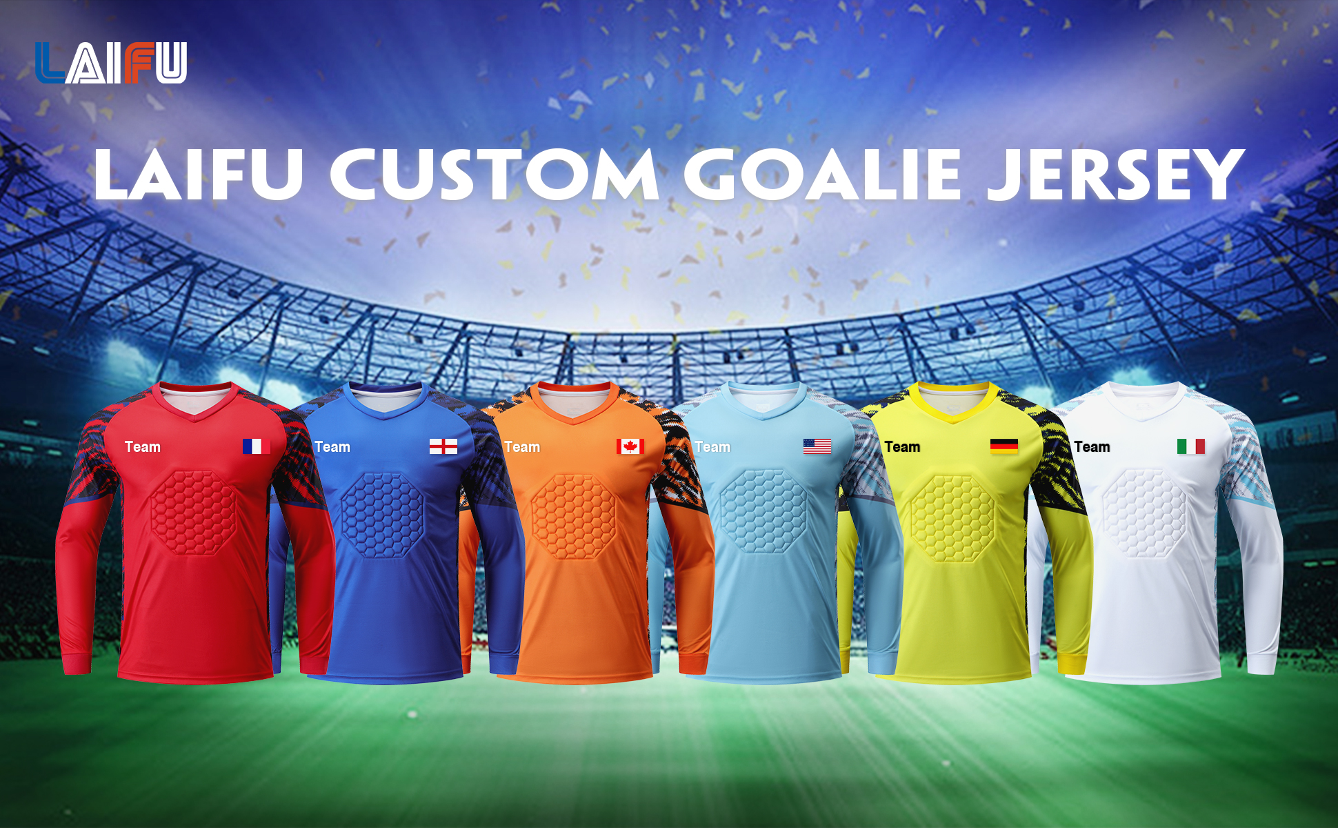 Amazon.com: LAIFU Custom Goalkeeper Jerseys Youth Men Girl with