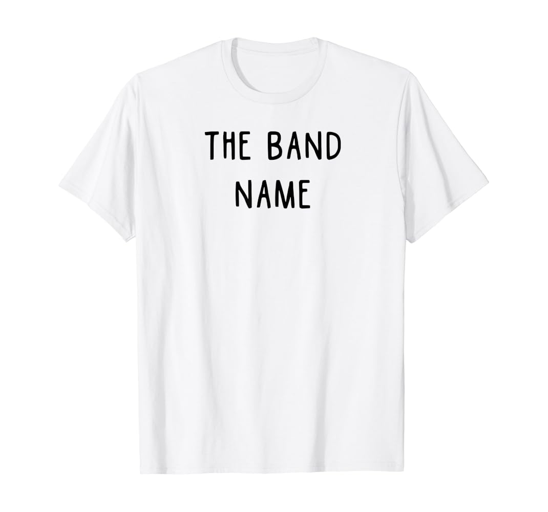 The band name t shirt Clearance