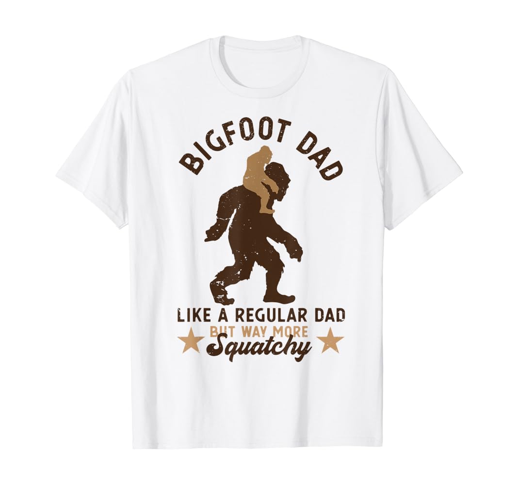 bigfoot dad shirt