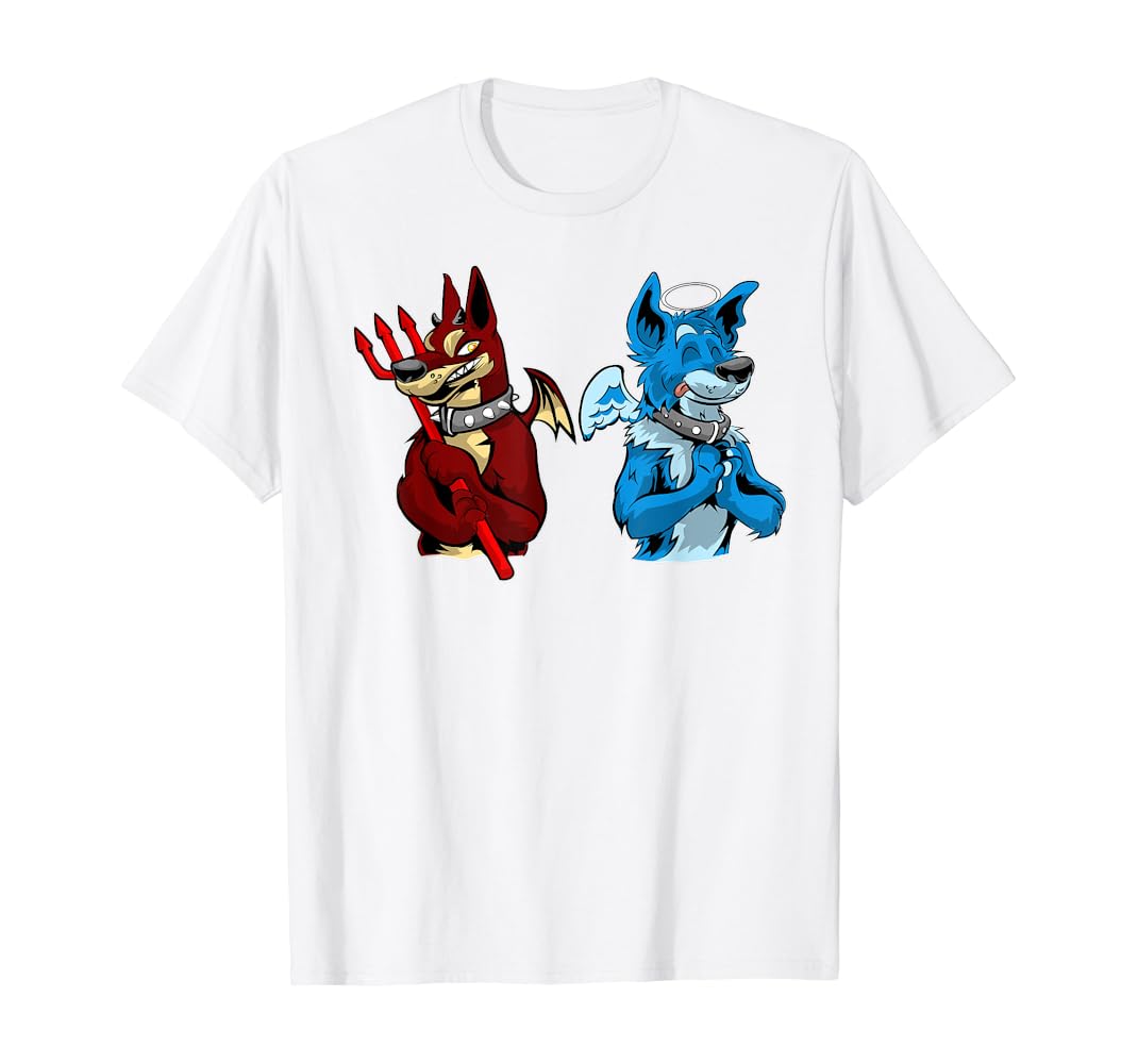 Angel devil t shirt Clearance