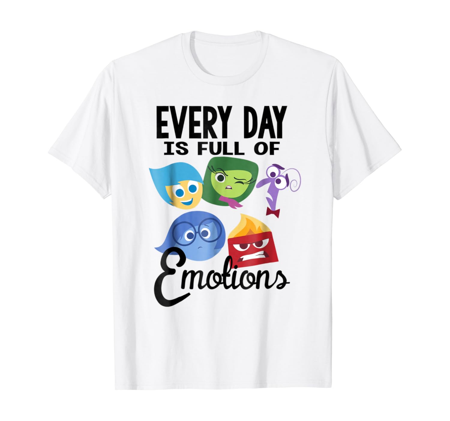 Disney Pixar Inside Out Every Day Emotions T-Shirt