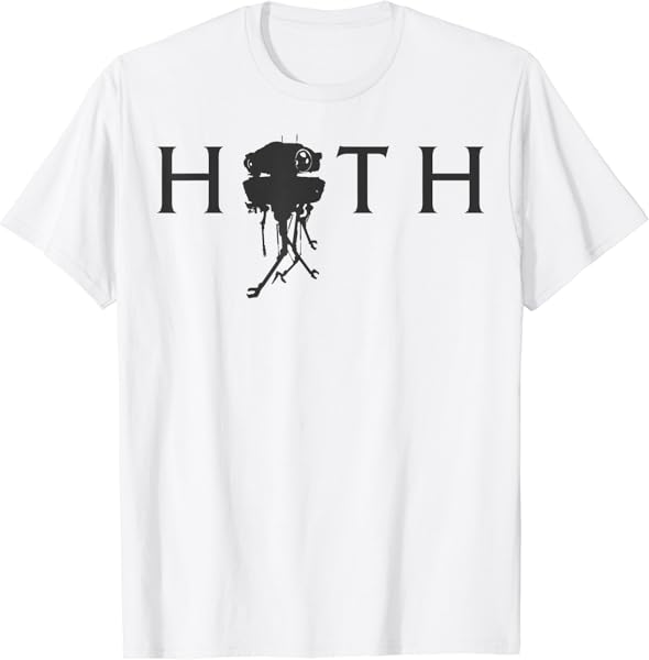 Star Wars Hoth Probe Droid Text Graphic T-Shirt T-Shirt